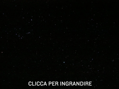 Cielo stellato della valle do Pati presso Donna Maria.