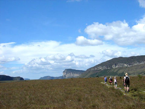 Verso la Vale do Capao, alla fie del parco della Chapada Diamantina.