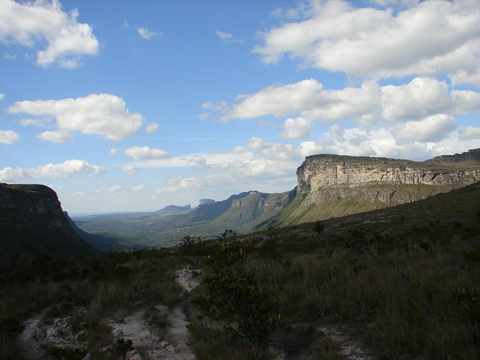 Verso la Vale do Capao, alla fie del parco della Chapada Diamantina.