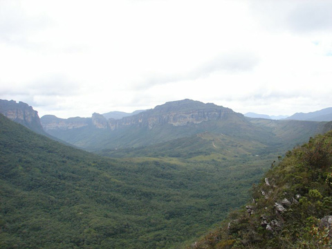 Verso la Vale do Capao, alla fie del parco della Chapada Diamantina.