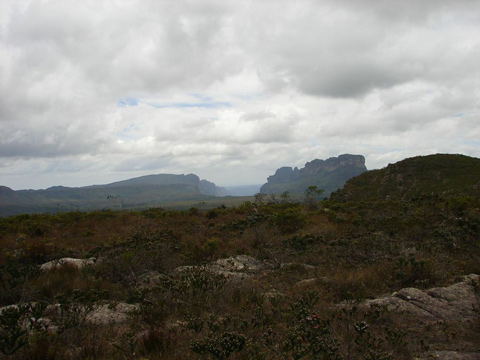 Verso la Vale do Capao, alla fie del parco della Chapada Diamantina.