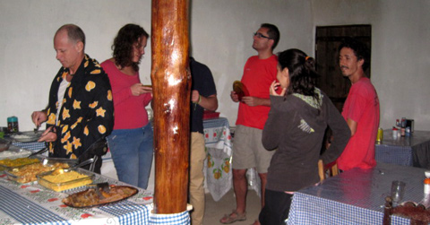 Valle do Pati, la cena buffet