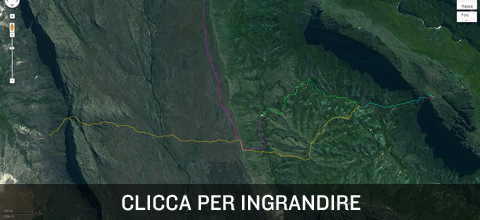 Mappa escursione nella valle do Pati (clicca per ingrandire)