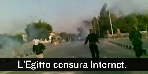 Egitto censura la rete internet.