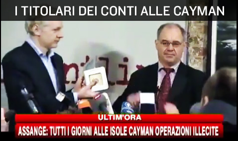 I titolari dei conti correnti offshore alle isole Cayman di Wikileaks.