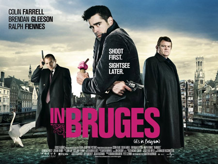In Brouges, coscienza dell'assassino con Colin Farrell e Ralph Fiennes.