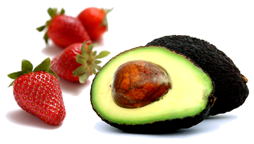 Insalata fragole e avocado.