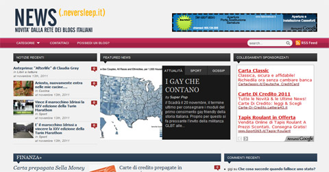 Il nuovo aggregatore di news e notizie NeverSleep.