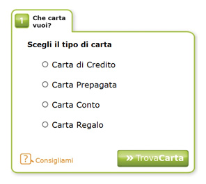 Il sistema di comparazione di Qualecarta per acquistare la migliore carta di credito.
